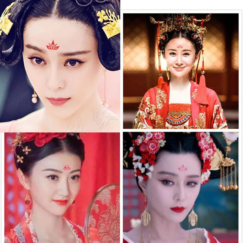 Наклейка 新品买2送1儿童卡通纹身贴纸小孩水印贴画舞台表演眉心贴纸小动物 Diy