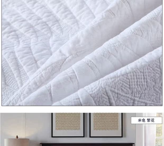Xuất khẩu bông châu Âu được chần bởi ba bộ chăn ga gối đệm Hàn Quốc đôi bông trải giường lớn ga nệm 1m6