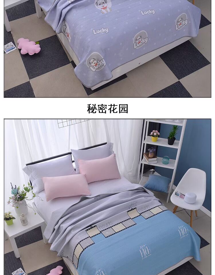 Có thể tùy chỉnh chăn bông cotton Hàn Quốc trải giường đơn mùa hè để tăng tấm chiếu bông đa năng tấm ga trải giường