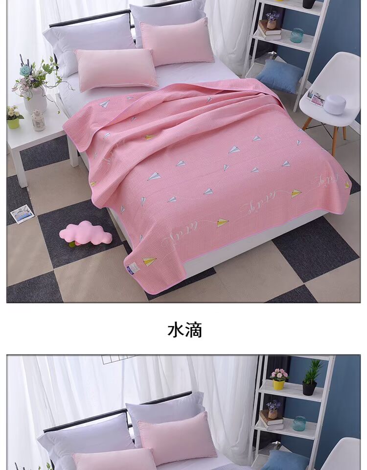 Có thể tùy chỉnh chăn bông cotton Hàn Quốc trải giường đơn mùa hè để tăng tấm chiếu bông đa năng tấm ga trải giường