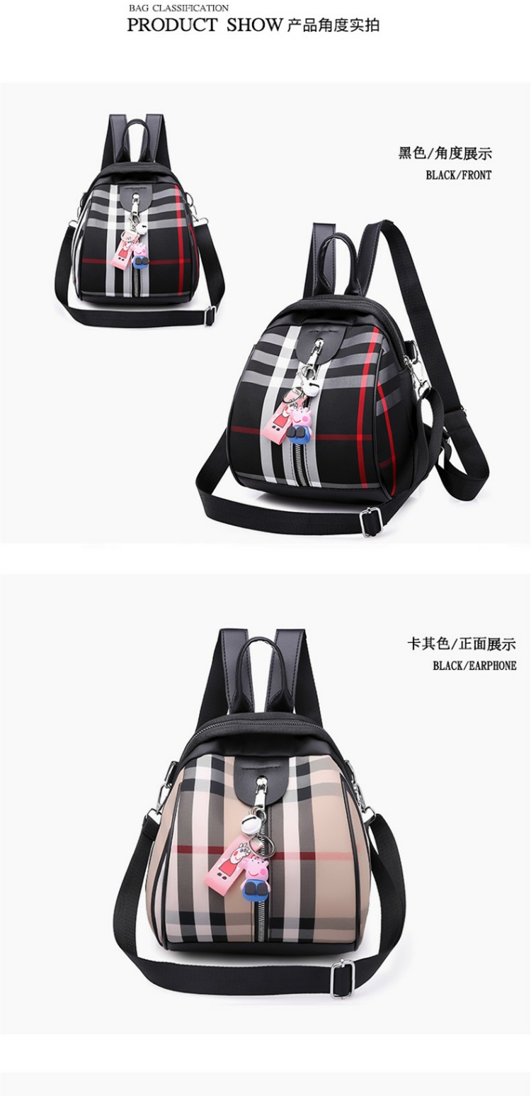 Túi đeo chéo nylon chống nước đôi nữ túi nhỏ 2019 phiên bản Hàn Quốc mới của túi thủy triều mini sử dụng túi xách ba lô mini - Ba lô balo da nam