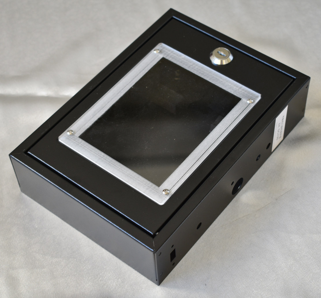 ZkTeco Entropy Base SC700 Swiping Examination Attendance Machine Iron Protection Case Iron Bed Iron Bed Clad Metal Shell Protective Case