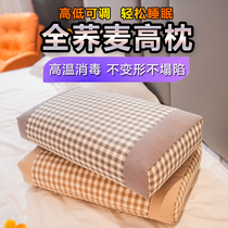 Buckwheat Pillow Full Buckwheat Adult Home Bitter Buckwheat Leather Pillow Core Pillow Protection Cervical Spine Sleep Grown-up Single Hard High