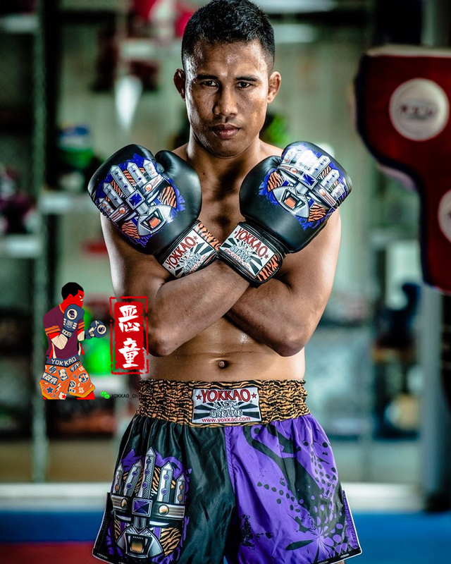 Tiger Pharaoh Suit Yokkao Thailand Original Imported Muay Thai Cowhide Gloves Men's and Women's Fighting Sports Shorts