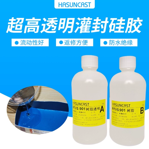 RTVS901 Высокий прозрачный силиконовый клеевой клей водонепроницаемый изоляция эластичная мягкая покрываемая электронная упаковочная клей