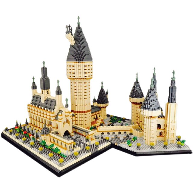 Brick building blocks Harry Potter Hogwarts Castle Magic Academy adult difficult and huge toy