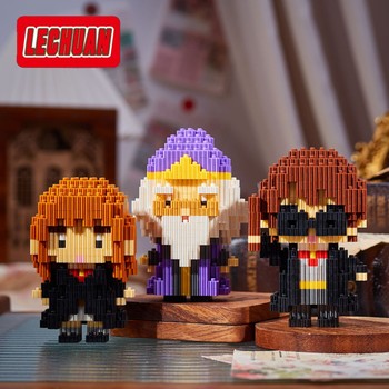 Harry Potter Building Blocks Hermione Tiny Interlocking Pieces Dumbledore Educational Assembly Toys Hogwarts Ornaments