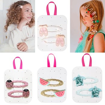 Foreign trade children's european and american girls hairpin cartoon accessories