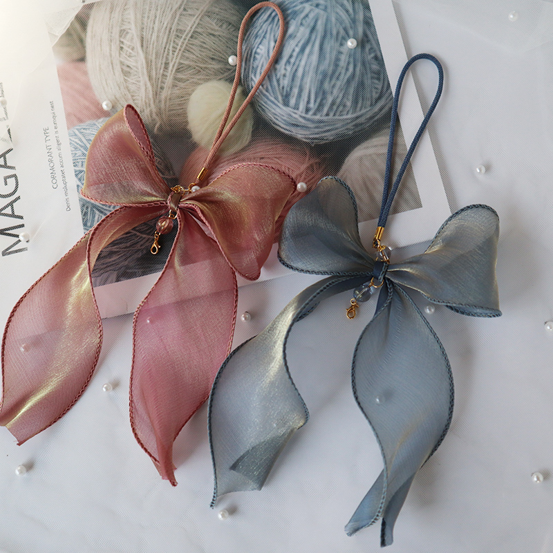 Bow Tie Accessories Hand Bow Diy Material Bag Finished Accessories Car Pendants Keyring Sachet Charm Accessories Accessories
