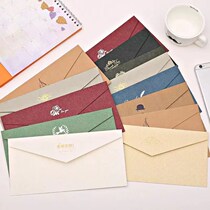 (Envelope Delivered Letter Paper) Retro Hot Gold Envelope Brief West Style Retro Greeting Card Invitation Korean version letter paper