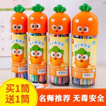 Washable coloured pen suit children radish toddler baby early teaching drawing supplies 12 color 18 color 24 color more than 36 color more than 36 color