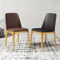 Dining chair home Modern simple lazy creative chair Nordic leisure negotiation table and chair simple Net red back chair