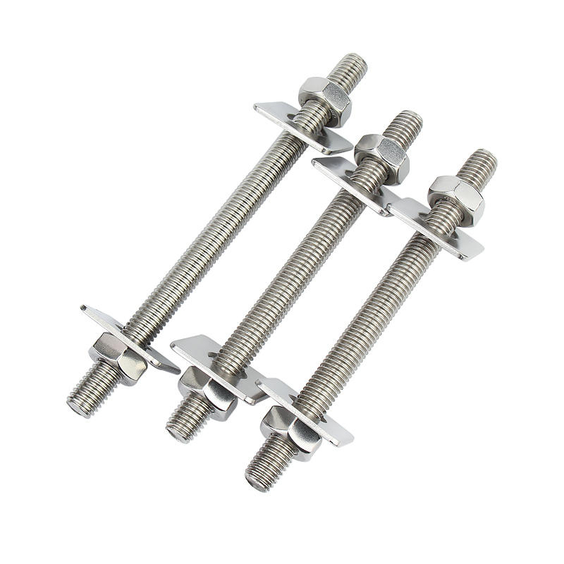 304 Stainless Steel Wear Wall Screw Nut Accessories Large Fully Lengthened Pair Wearing Bolt Spacer WIRE ROD M3M4M20