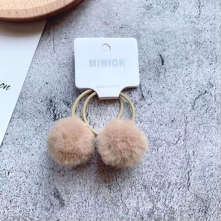 Mùa thu và mùa đông mới giả chồn bóng tóc vòng nhỏ tóc cô gái hàn quốc phụ kiện tóc trẻ em bím tóc dây thừng màu xanh nước biển mới - Phụ kiện tóc