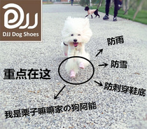 djj dog shoes pet shoes Teddy pet shoes puppy bichon shoes spring and autumn four seasons cant run away dog ​​shoes