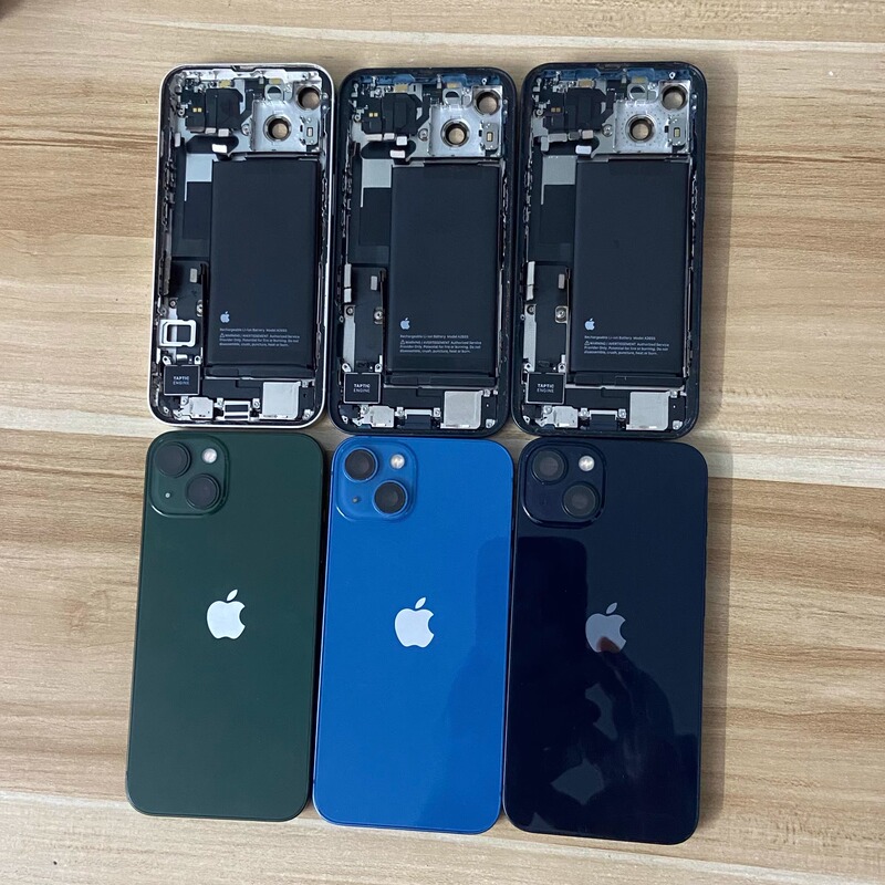 Suitable for Apple 14 Back Cover Assembly, iPhone 13 Pro with Cable, Original Disassembled Max Back Shell and Middle Frame Assembly