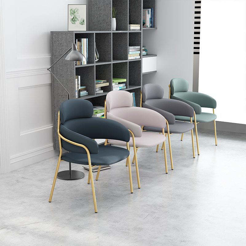 Iron Leisure Office Sofa Three people simple modern cafe studio outdoor single AD43-05A6