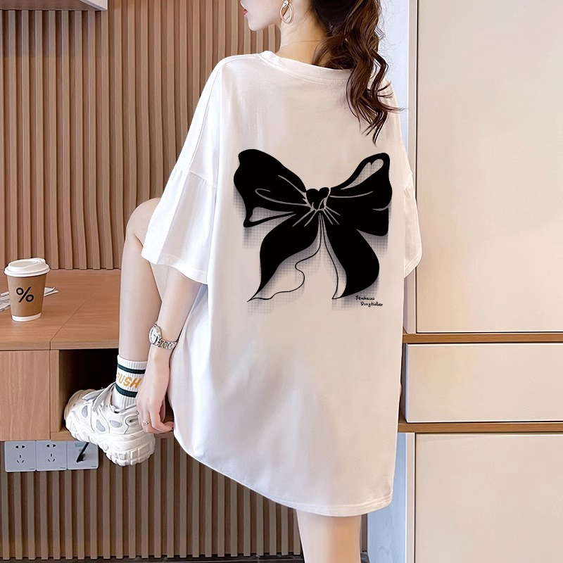 150kg Plus Size Women's Clothing for Fat Women, Summer 2026 New Style, Pure Cotton Short-Sleeved T-Shirt, Loose Top, Maternity Wear