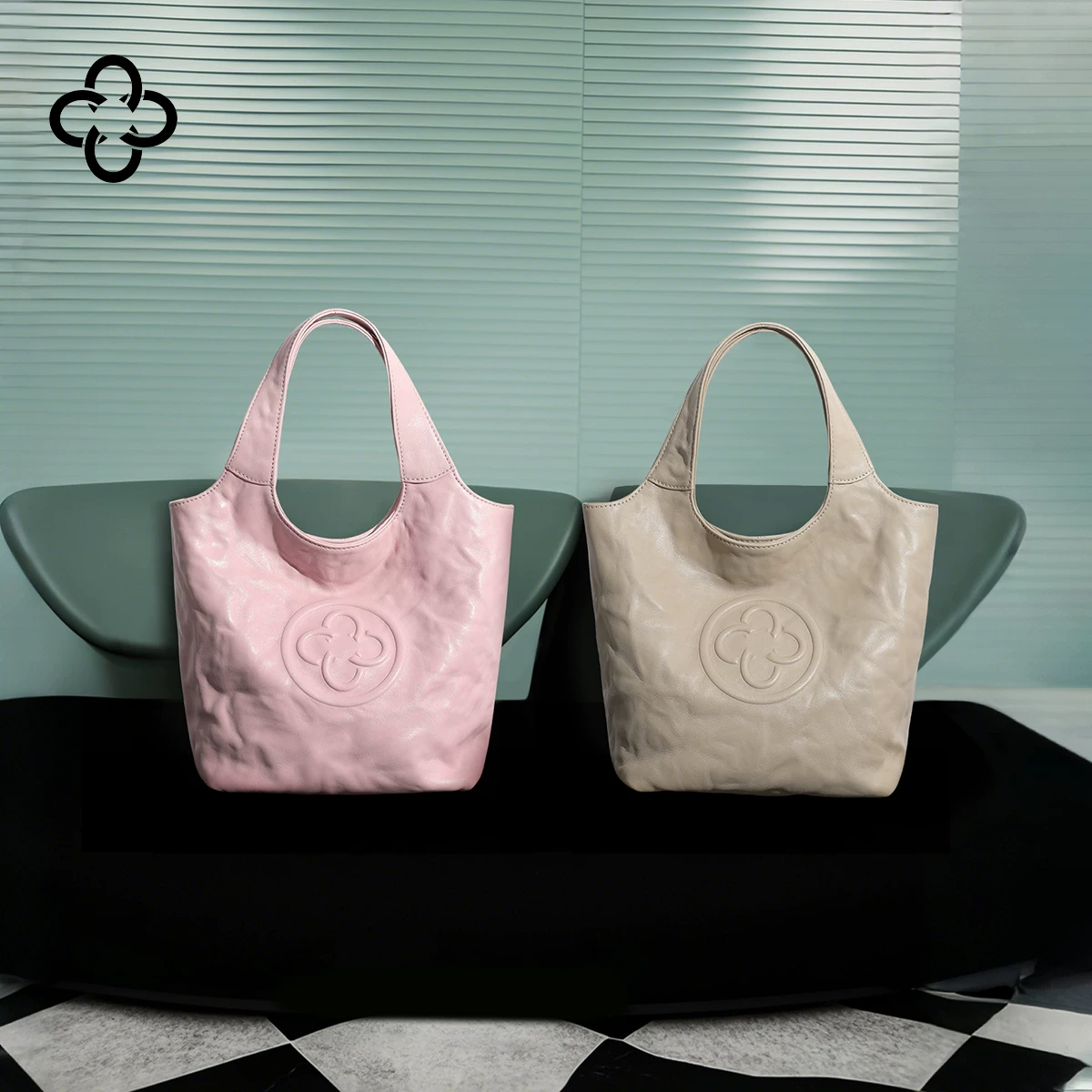 Slime, purse, leather one-shoulder bag