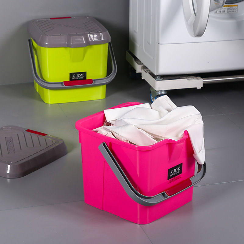 Multifunctional plastic storage stool household dirty clothes storage bucket fishing bucket portable storage stool