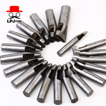 DIY handmade belt Flushing flat mouth punching Oval punching pattern punching flat punching belt punching belt punching