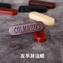 Leather edging wax polishing hand sanding tools leather DIY leather tanned leather edging materials imported