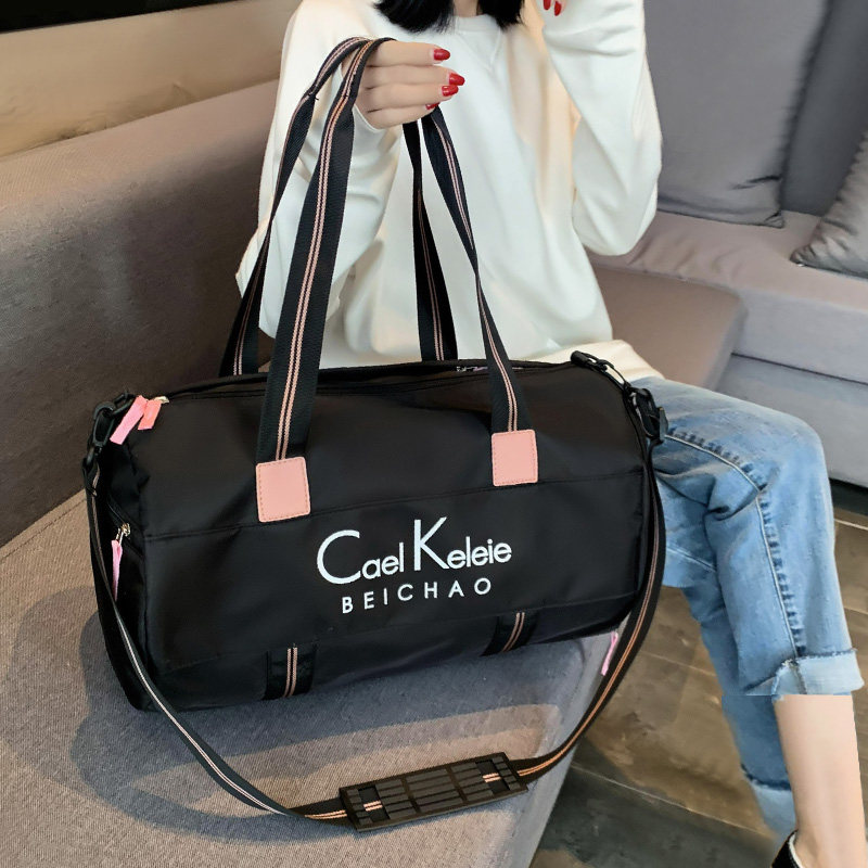 Tide brand fitness bag dry and wet separation women's hand-held short-distance travel bag lightweight large-capacity swimsuit storage sports bag