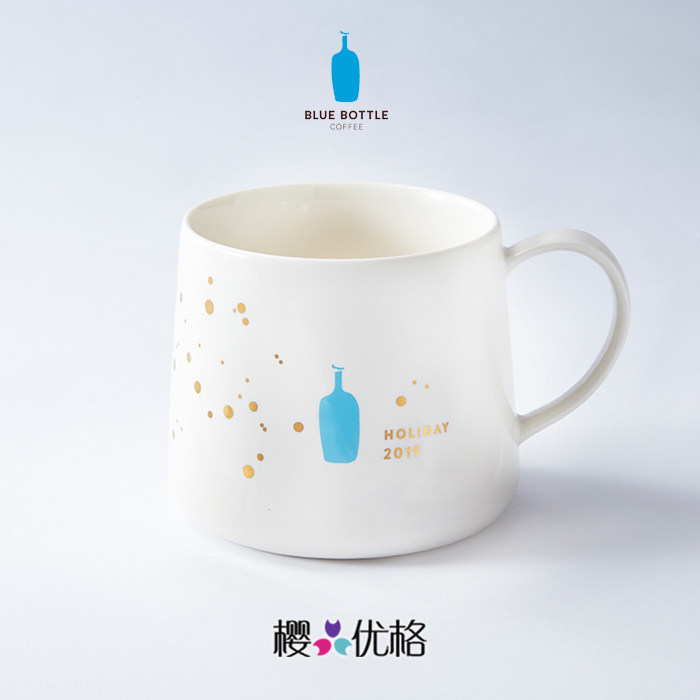 Japan Blue Bottle Coffee Blue Bottle Coffee 2019 Christmas Qualifies the Ching Mark Cup