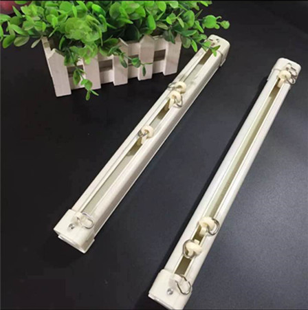 Aluminum Alloy Curtain Track Custom U Type Upscale Curtain Accessories Top Fitting Side Loading L Bend Rail Straight Rail Roman Pole Special Price