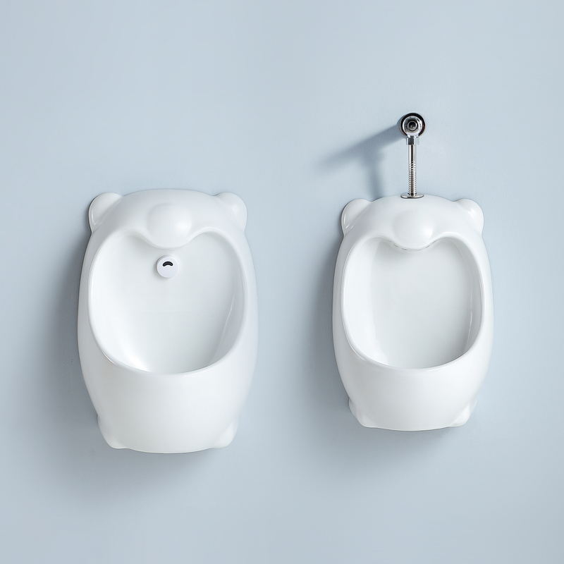 Children's Urinal Ceramic Kids Cartoon Colorful Boy Urinal Urinal Induction Kindergarten Urinal Wall Hanging