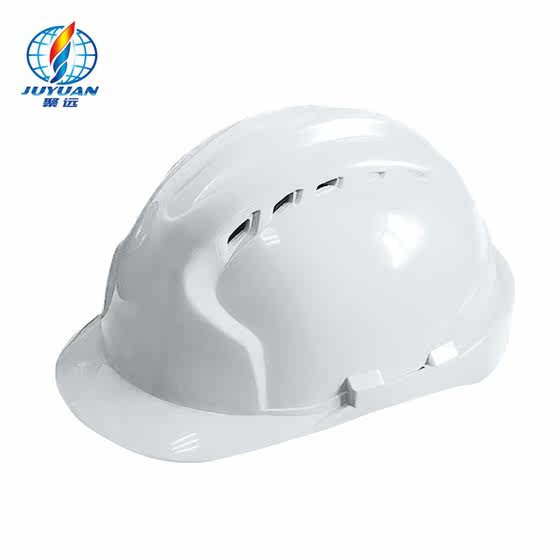 Juyuan 3 갈비뼈 통기성 안전 헬멧 흰색 노동 보호 전원 ABS 안전 헬멧