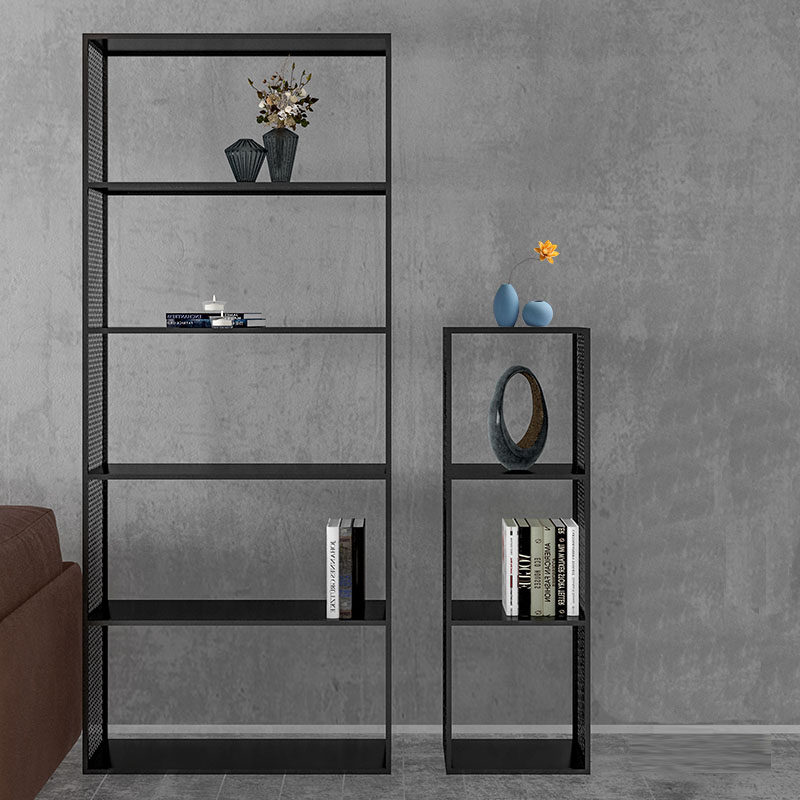 Nordic iron art rack floor-to-ceiling simple living room storage bookshelf multi-layer grid office sofa side partition rack