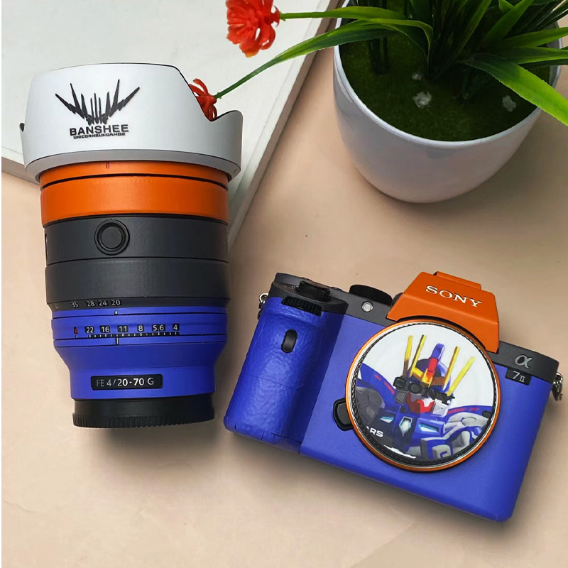 Applicable Sony A7M4 fuselage full package protective film A7M3 R3 R3 film A7C sticker SONY cameras cartoon 3m membranes-Taobao