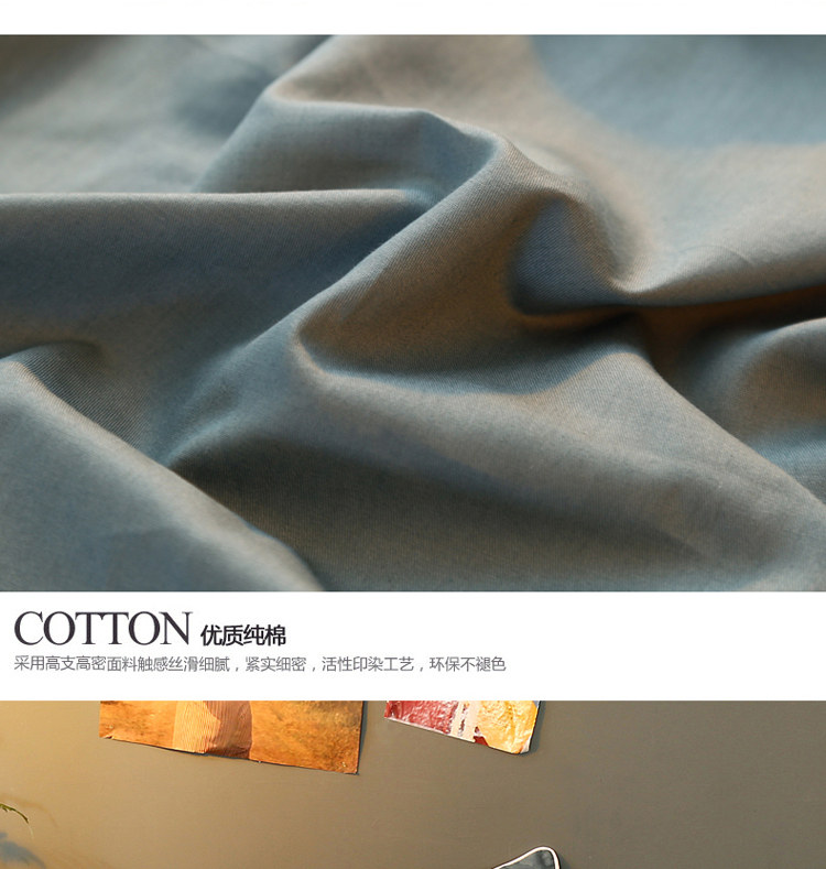 Mùa xuân và mùa hè bông giường bedspread váy một gia đình bốn giường màu bông rắn đơn giản đặt giường chăn 1,5m mét 1.8m - Váy Petti váy giường khách sạn
