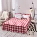 ins giường ròng đỏ giường bedspread khăn trải giường váy denim bông chăn bông đặt phần giường 1.8m chúa gió - Váy Petti Váy Petti