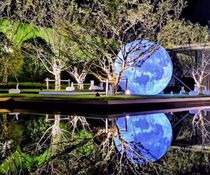  Spot second hair inflatable luminous moon gas mold Inflatable luminous moon rabbit gas mold Lunar gas mold Lunar inflatable gas mold