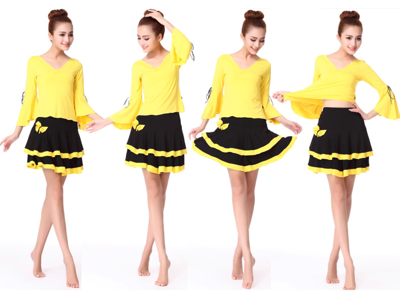 Nhảy vuông váy khiêu vũ váy váy đặc biệt cung cấp phương thức khiêu vũ váy khiêu vũ thực hành váy thể dục nhịp điệu thể dục dụng cụ giày khiêu vũ trẻ em