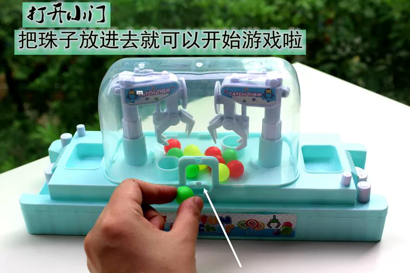 Bảng điều khiển trò chơi trẻ em đôi trận chiến mini bắt búp bê máy cha mẹ trò chơi tương tác trẻ em lấy kẹo máy đồ chơi - Trò chơi cờ vua / máy tính để bàn cho trẻ em