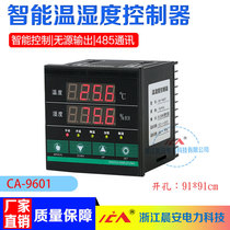 CA9601 intelligent digital display temperature and humidity controller with broken wire alarm can bring 485 communication open pore 91 *91