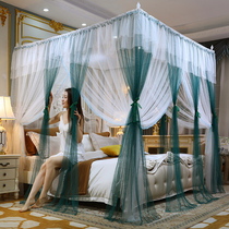 shuang ceng zhang yarn mosquito net 1 8 meters bed home stented 1 5m bed gong zhu feng summer encryption mosquito wen zhang 2 0