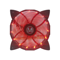 12CM Lotus Frame 15 Light Red Light Desktop Fan Mute Heat Dissipation D Interface Fan Computer Fan