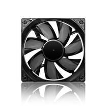Chassis fan desktop cooling fan 12cml black frame black leaf silent fan cooling fan