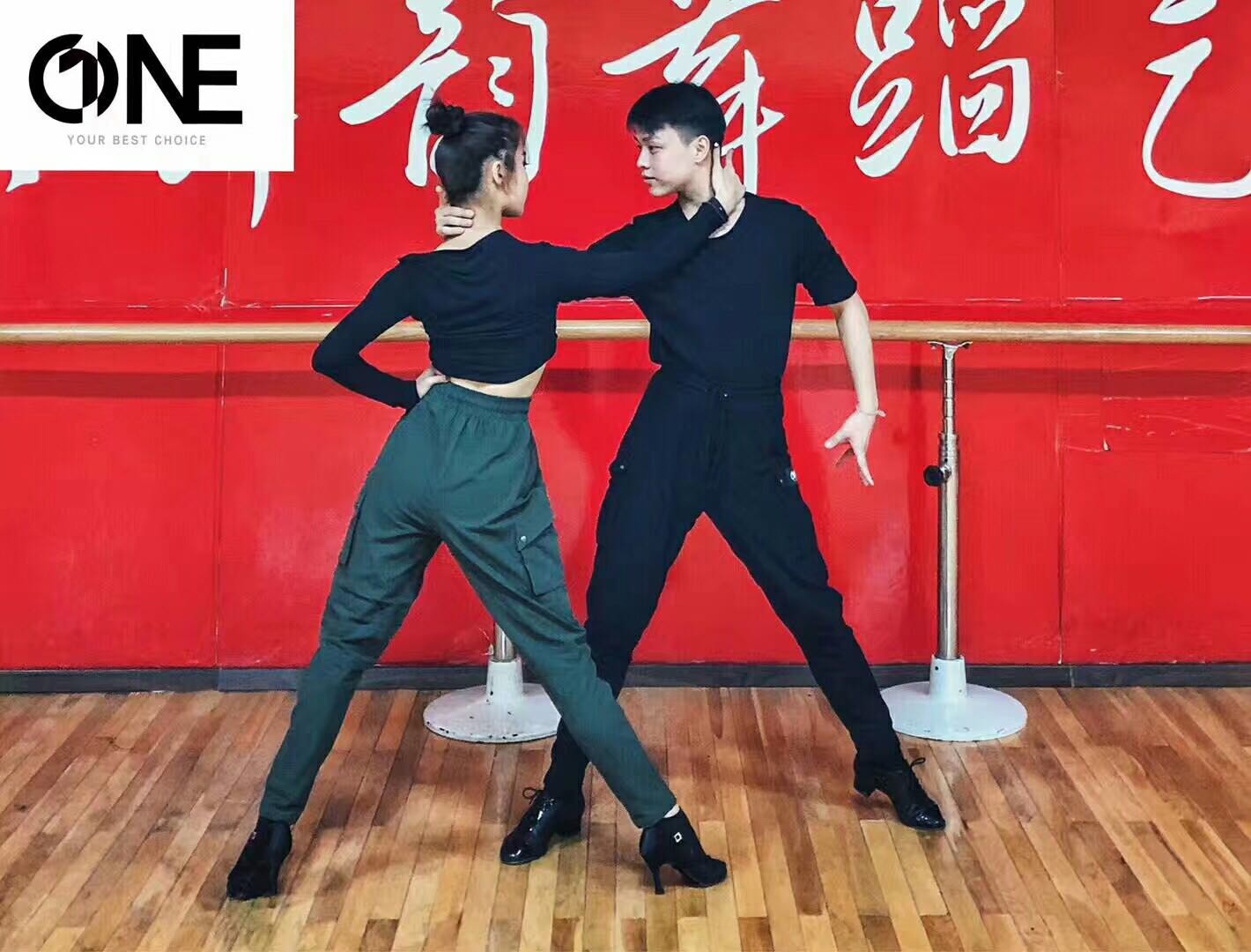 SOFTCHEN ONE Latin Dance Dance Exercises for men and women with the same pockets High waist small feet Hemp Cotton Workwear Pants 052