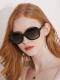 Sunglasses for Women, Anti-Uv, Polarized, Simple Geometric, New Style, Fashionable, Small Frame, Driving Glasses, Sunglasses for Women, Korean Style