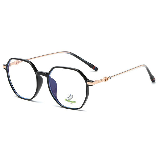 Large-frame myopia glasses for women, Korean style, with prescription, can be matched with slimming and anti-blue light online, without makeup glasses frame for men
