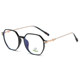 Large-frame myopia glasses for women, Korean style, with prescription, can be matched with slimming and anti-blue light online, without makeup glasses frame for men