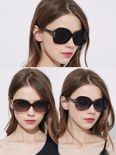 Women's Sunglasses 2025 New Model, Uv Protection, Slimming Effect, Classic Versatile Polarized Sunglasses, Mom Style, Suitable for Prescription Lenses