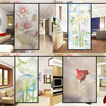 Bedroom window sticker toilet anti-peeping anti-light balcony shading frosted light transparent opaque glass film