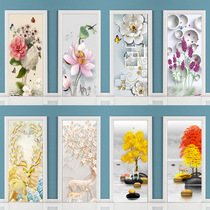 Wall stickers Self-adhesive waterproof moisture-proof glass door windows stickers anti-walking light wardrobe Sub-stickers Refurbished Cupboard Tiles