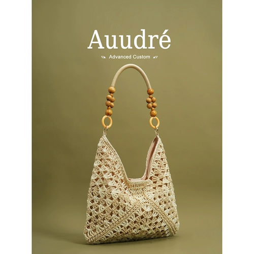 Летняя плетеная соломенная сумка на одно плечо, пляжная сумка через плечо